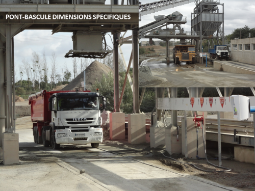 entree camion pour chargement sous silo