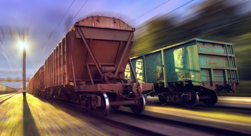 Pesage dynamique des trains wagons